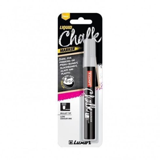 Picture of CHALK MARKER WHITE LUXOR