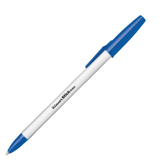 Picture of LUXOR BALL PEN STICK 1.0MM BLUE
