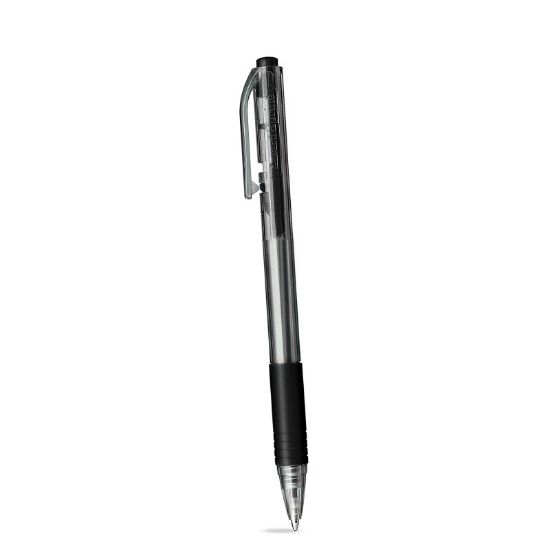 Picture of LUXOR BALL PEN SPRINT GRIP RET 1MM BLACK