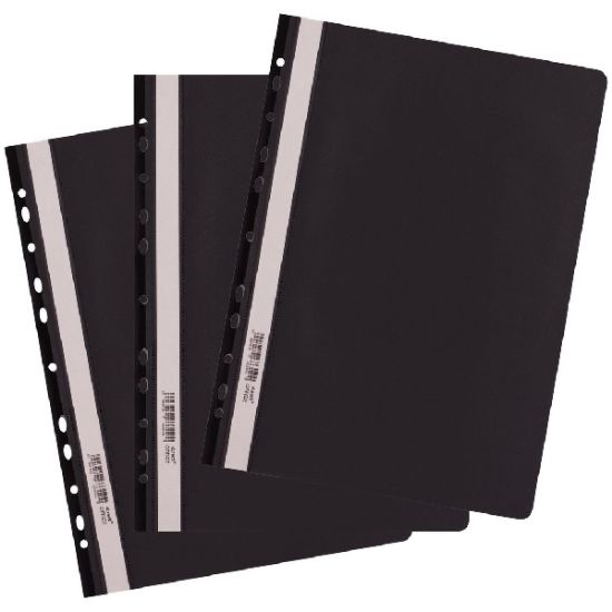 Picture of A4 FLAT FILE BLACK W EURO PERF