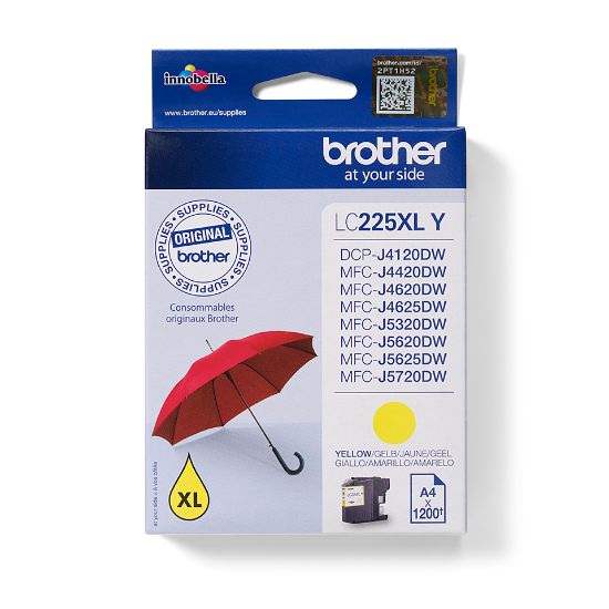 Picture of BROTHER INK CART. YELLOW LC225XLY