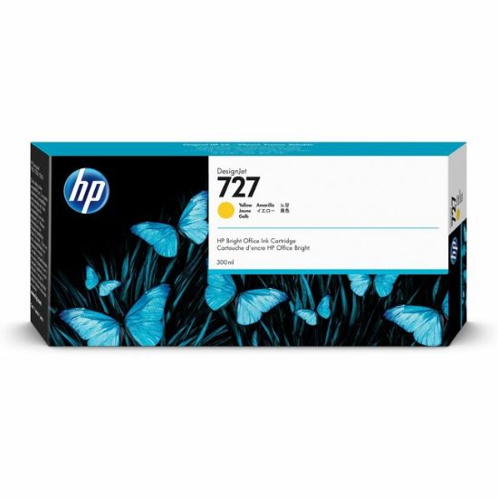 Picture of HP N.727 INK CARTRIDGE YELLOW HC