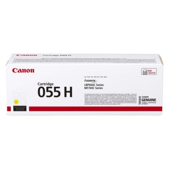 Picture of CANON CART. 055 HI CAP 3017C002 YELLOW