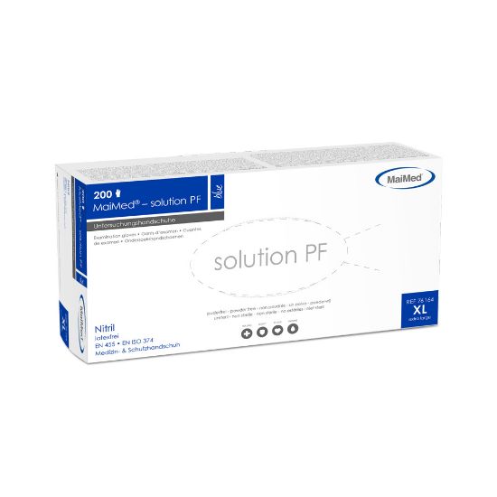 Picture of NITRILE PF GLOVES XL BLUE X200