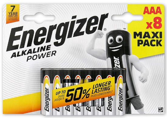 Picture of BATTERIES AAA X8 ENERGIZER LR03