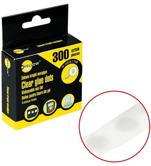 Picture of GLUE DOTS ROLL YELLOW ONE YL-10300