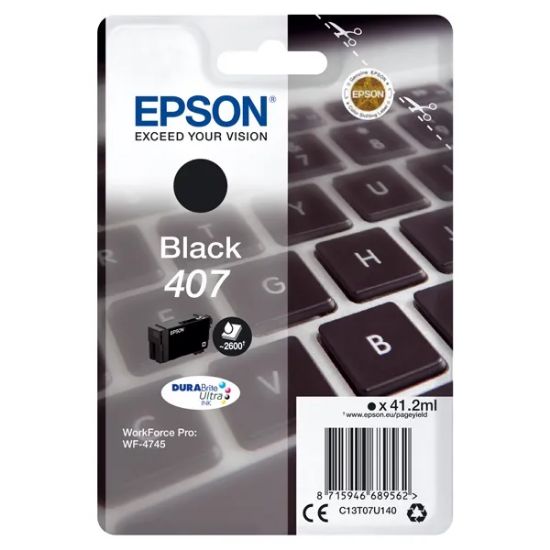 Picture of EPSON CART. 407 BLACK