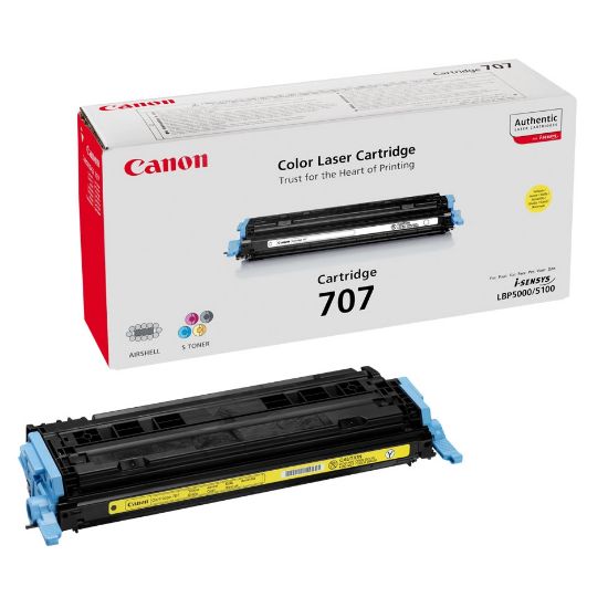 Picture of CANON TONER CRG-707 YELLOW