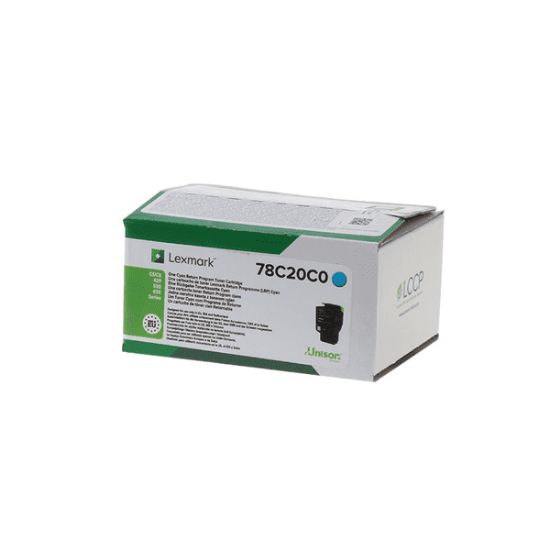 Picture of LEXMARK TONER CYAN 78C20C0