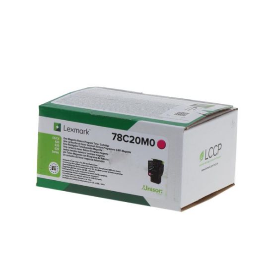 Picture of LEXMARK TONER MAGENTA 78C20M0
