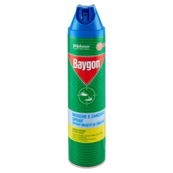 Picture of BAYGON FLIES/MOSQUITOES SPRAY 400ML BLUE