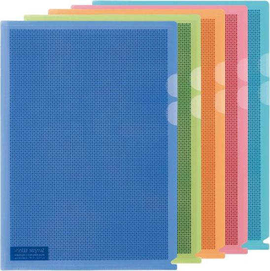 Picture of L-SHAPED FOLDER CAMOUFLAGE A4 CLEAR X5
