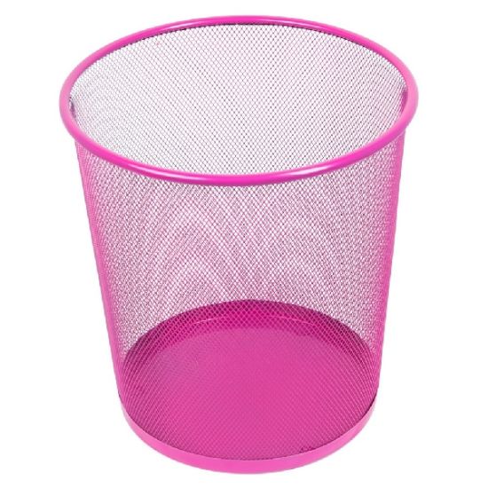 Picture of WIRE WASTEBASKET PINK
