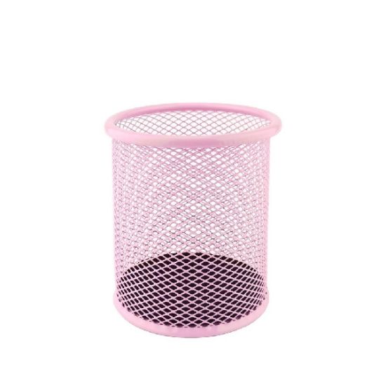 Picture of WIRE PEN HOLDER ROUND PINK