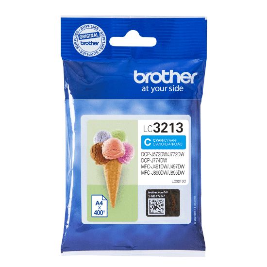 Picture of BROTHER INK CART. CYAN LC3213C
