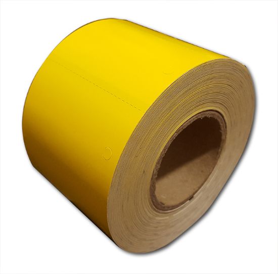 Picture of SHELF TAGS YELLOW THERMAL 38X76M X400