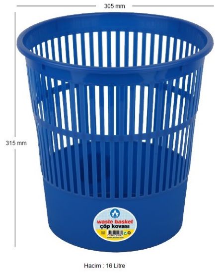 Picture of ARK OFFICE BIN BLUE 16L 1440