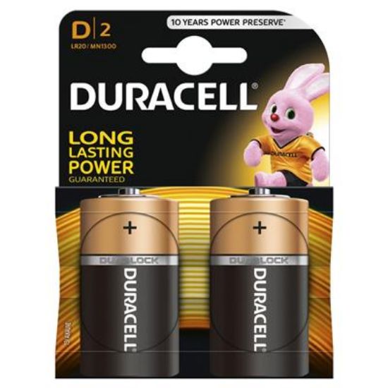 Picture of BATTERIES SIZE D LR20 X2 DURACELL