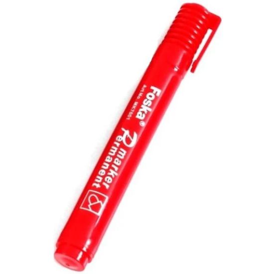 Picture of FOSKA PERMANENT MARKER BULLET RED