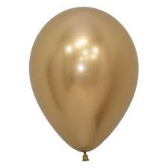 Picture of BALLOON METAL GOLD 50PCS 12''