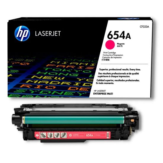 Picture of HP N.654A TONER MAGENTA