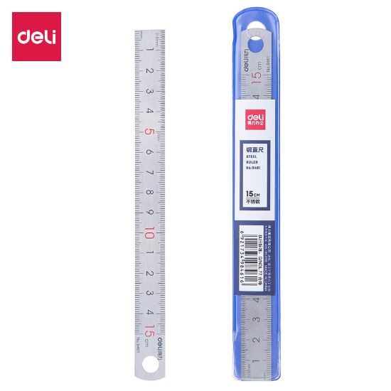 Picture of RULER METAL 15CM DELI 8461