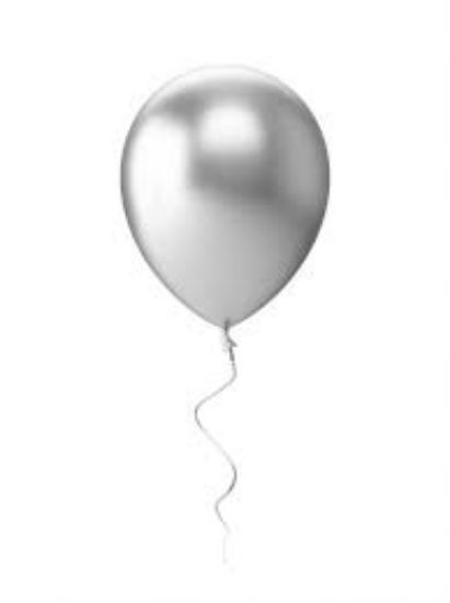 Picture of BALLOON METAL SILVER 50PCS 12''