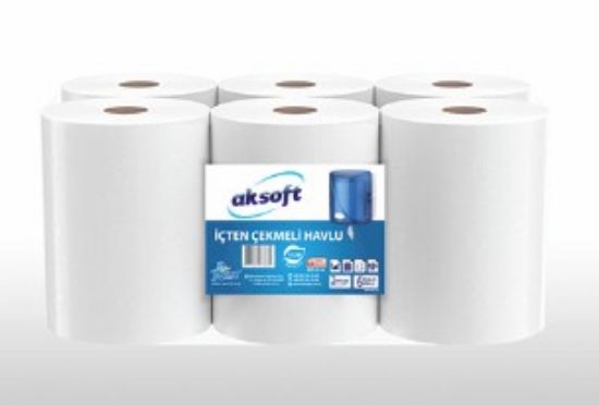 Picture of CENTRE FEED ROLL WHITE AKSOFT X6