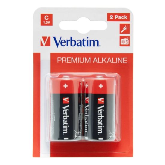 Picture of BATTERIES SIZE C LR14 X2 VERBATIM