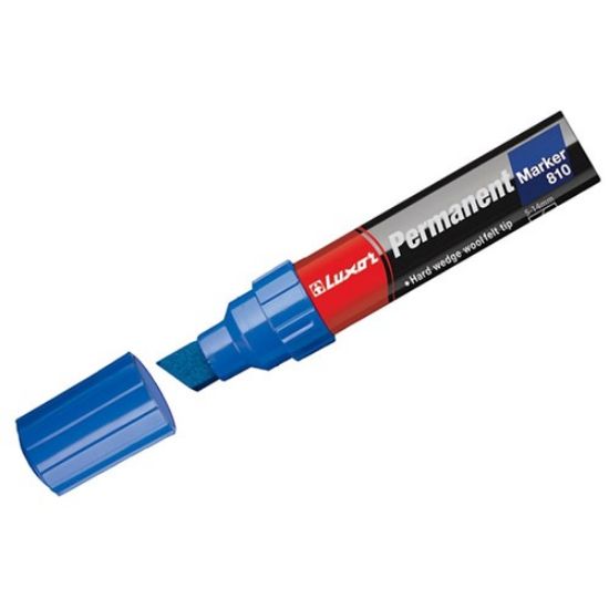 Picture of PERMANENT MARKER JUMBO 810 CHISEL BLUE