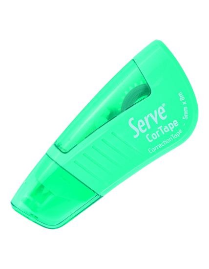 Picture of CORRECTION TAPE 5 X 8M MINT GREEN SERVE