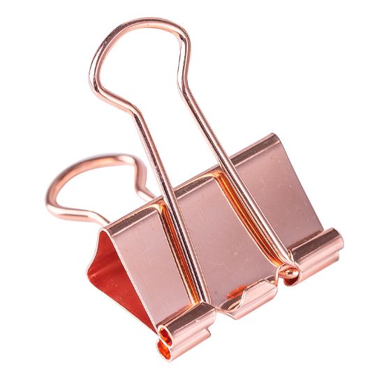 Picture of FOLDBACK CLIP ROSE GOLD 19MM DELI 78200