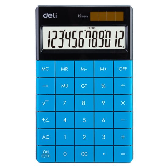 Picture of CALCULATOR 1589 BLUE 12 DIG DELI