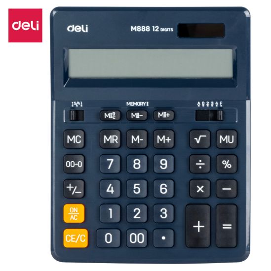 Picture of CALCULATOR M888F 12 DIG DELI