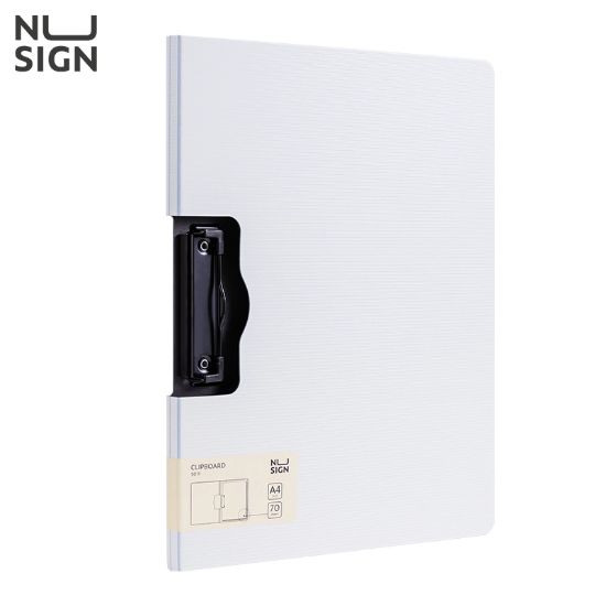 Picture of CLIPBOARD FOLDER A4 5011 WHITE NUSIGN