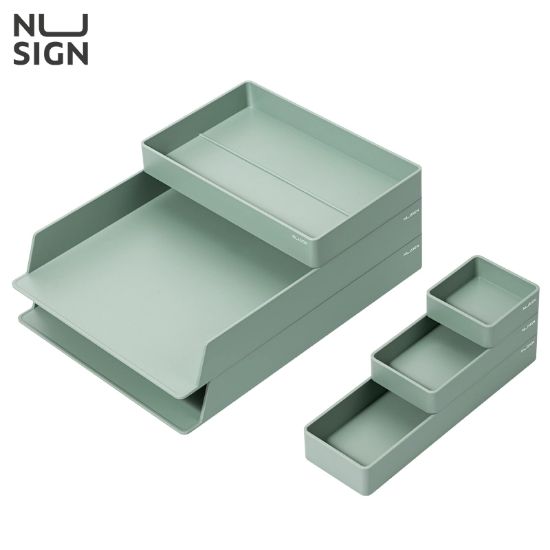 Picture of DESK ORGANISER SET GREEN 001 NUSIGN