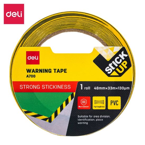Picture of WARNING TAPE BLACK & YELLOW