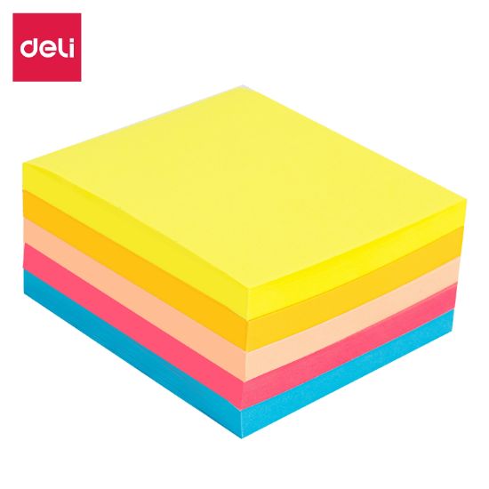 Picture of STICKY NOTES 75X75 NEON 400SHTS FOSKA