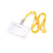 Picture of NAME BADGE RIGID W/ LANYARD 92X59 FOSKA