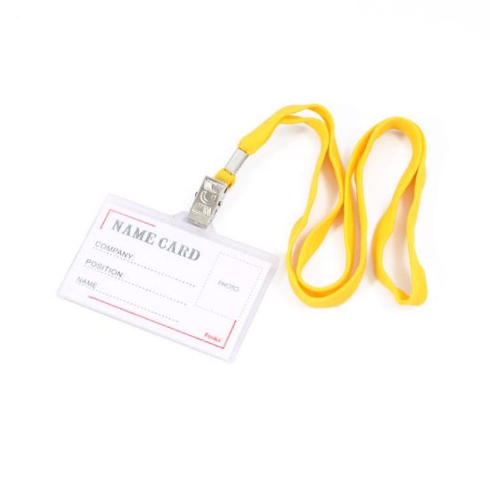 Picture of NAME BADGE RIGID W/ LANYARD 92X59 FOSKA