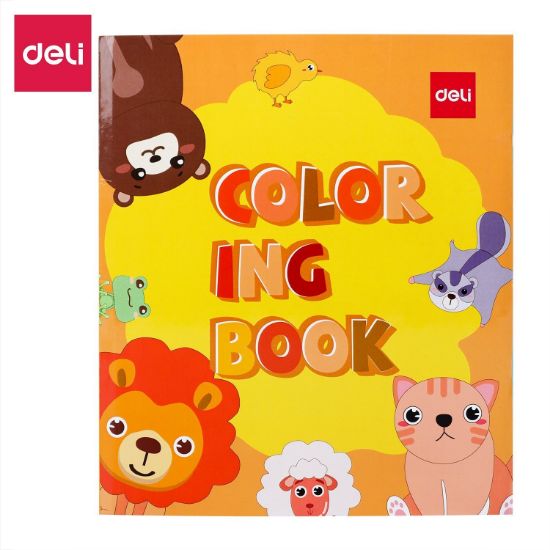 Picture of A4 COLOURING BOOK 8 SHTS EN072 DELI