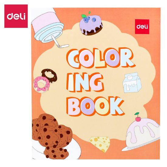Picture of A4 COLOURING BOOK 12 SHTS EN073 DELI