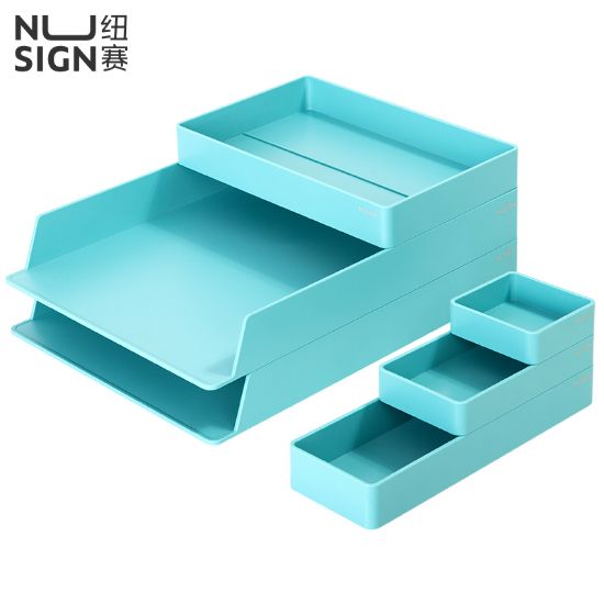 Picture of DESK ORGANISER SET BLUE 001 NUSIGN