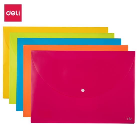 Picture of FC BUTTON FOLDER SOILD COLOUR DELI 10202