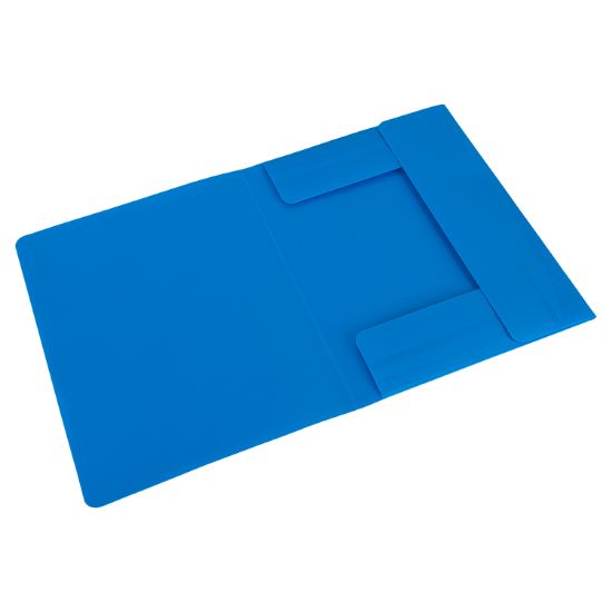 Picture of A4 FOLDER W ELASTIC BLUE DELI 9504