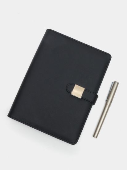 Picture of NOTEBOOK SET W PEN 100 SHTS BLACK DELI 2
