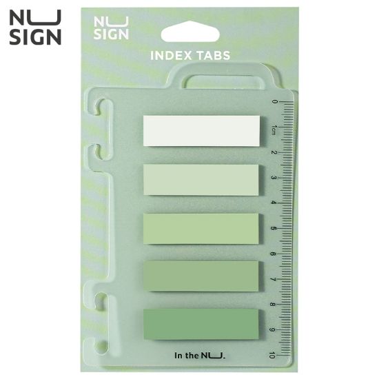 Picture of DELI INDEX TABS 5X20 SHTS NS356 GREEN
