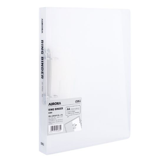 Picture of A4 2-RING SOFT FILE CLEAR 5381 DELI