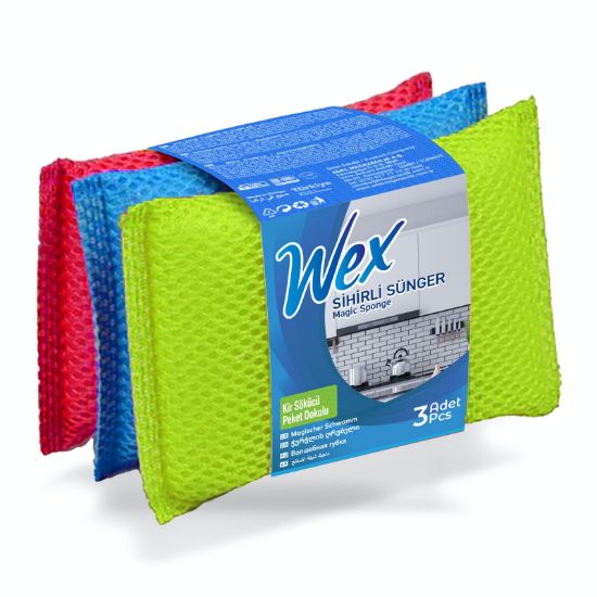 Picture of DISHWASHING SPONGES X3 WEX MAGICAL