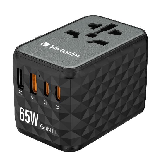 Picture of VERBATIM WALL CHARGER GAN 65W 32120